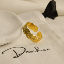 Load image into Gallery viewer, Odette&#39;s Gold Braided Ring

